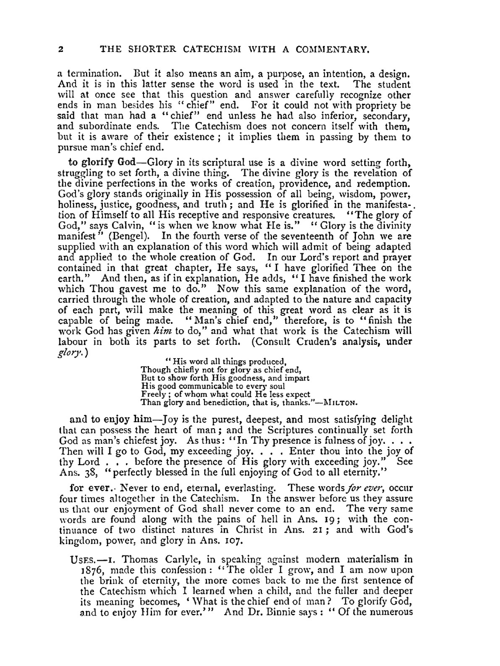 A commentary on the Shorter catechism | Alexander Whyte