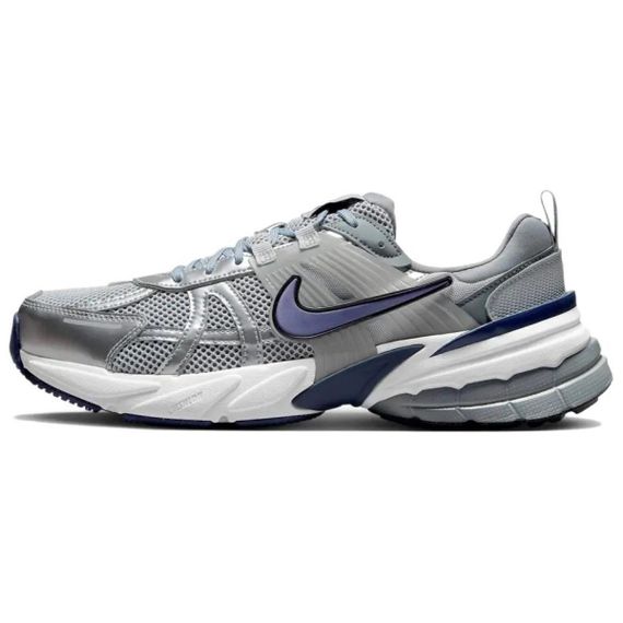 NIKE V2K Run Беговые кроссовки Низкие Серо-серебристые Унисекс