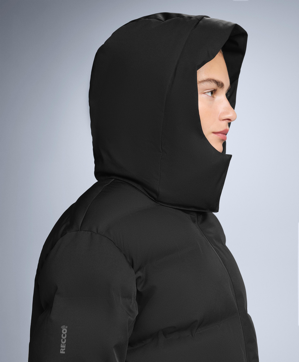 OYSHO Водонепроницаемая пуховая куртка Minardi Piume SKI, черный