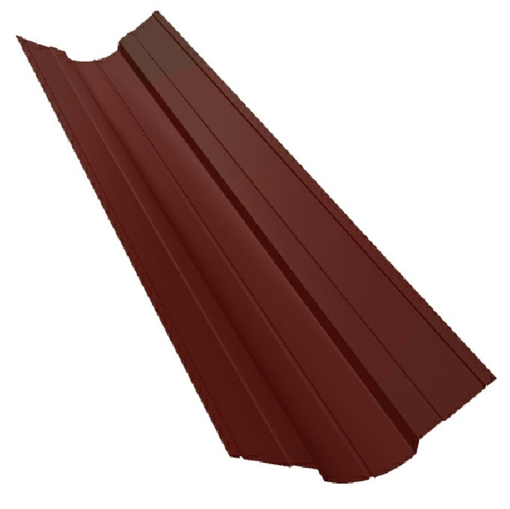 Ендова верхняя фигурная Grand Line Satin Ral 9003 70х70 мм резка