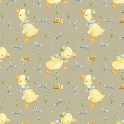 уточки на коричневом 7