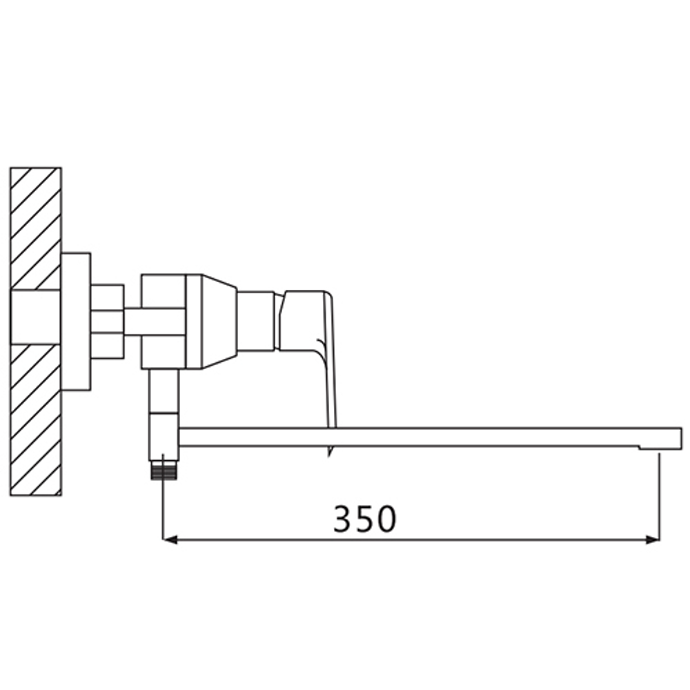 Смеситель для ванны Oute T45 T4523K