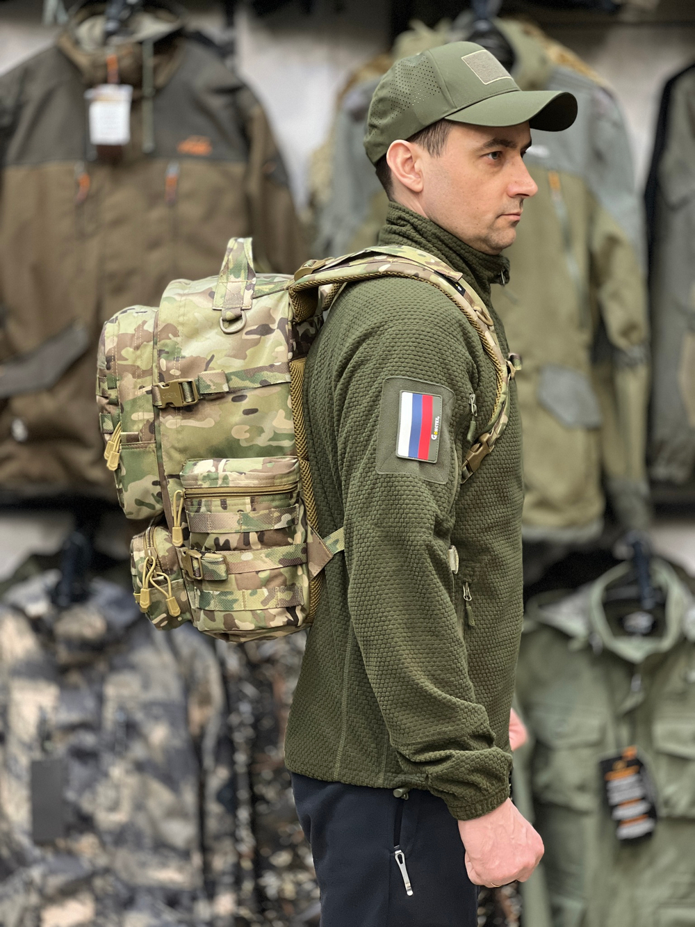 Рюкзак штурмовой Gongtex 35 л Мультикам Cordura