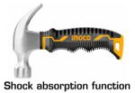 Молоток-гвоздодер мини INGCO HMCH80808D