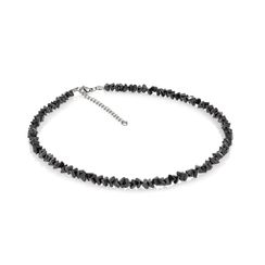 Чокер из имитации темного хрусталя 6 мм