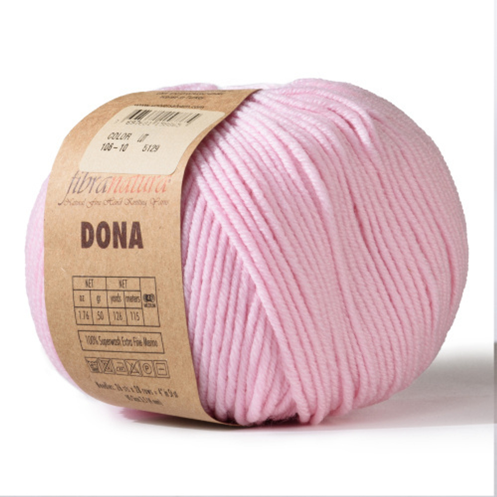 Пряжа Dona 50г, 115м, 100% меринос экстрафайн (цена за 1 шт)