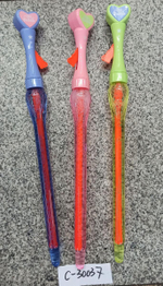 Мыльные пузыри Колба раскрывается, 50 см, 3 цвета микс, с-30037