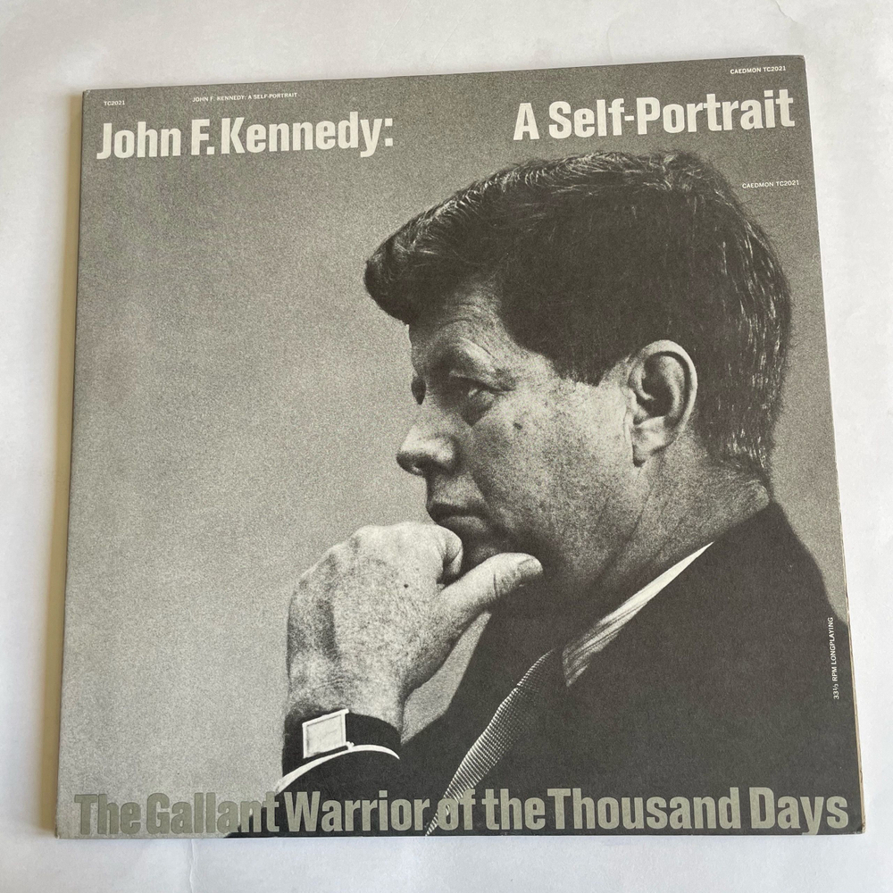 Винтажная виниловая пластинка LP Джон Ф. Кеннеди, John F. Kennedy, John F. Kennedy, A Self Portrait (The Gallant Warrior Of The Thousand Days) (США 1964)
