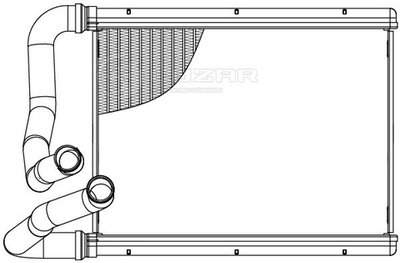 LRh 0832 -  Радиатор отопителя для Hyundai Creta (21-) 1.6i/2.0i