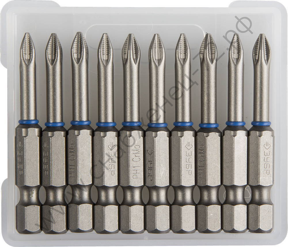 ЗУБР ЭКСПЕРТ PH 1, 50 мм, 10 шт., Торсионные биты (26011-1-50-10)