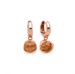 Серьги Qudo Firenze light peach 300101 BR/RG