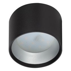 OL8 GX53 BK/SL Подсветка ЭРА Накладной под лампу Gx53, алюминий, цвет черный+серебро