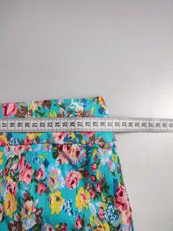 Юбка с цветочным принтом 40 размер