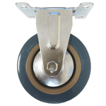 ОПОРА КОЛЕСНАЯ НЕПОВОР.НА ПЛОЩ. 75ММ ПЛАСТ/РЕЗИН СЕР 1ШТ