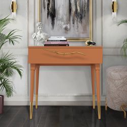 Консоль Арт Колор matte Стайл Голд Томленый оранжевый матовый