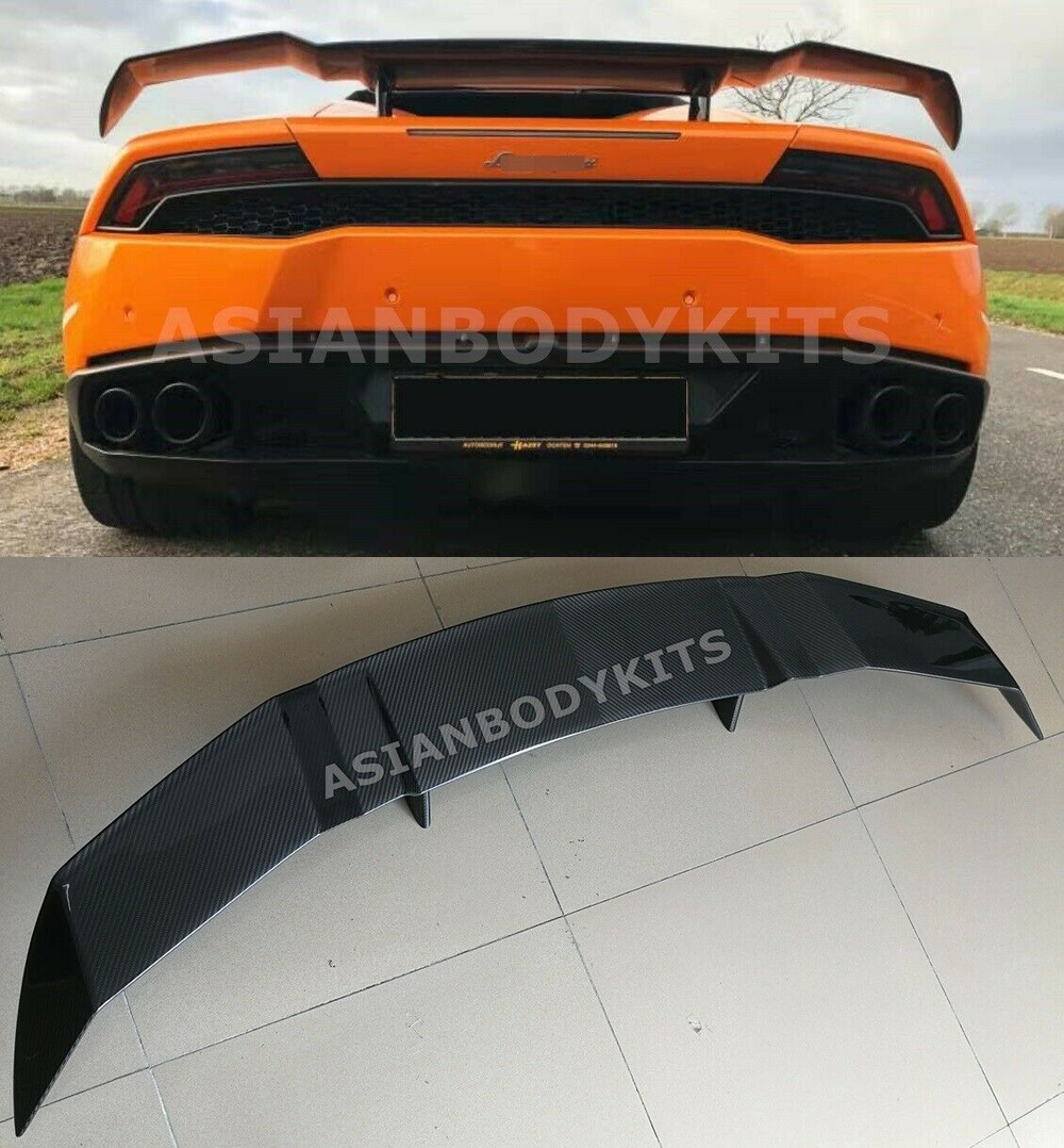 Карбоновый спойлер-крыло для Lamborghini Huracan LP580 LP610 2014-2018 Ламборгини Хуракан