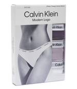 Стринги 3 пары Calvin Klein Underwear - черный(000QD5209E)