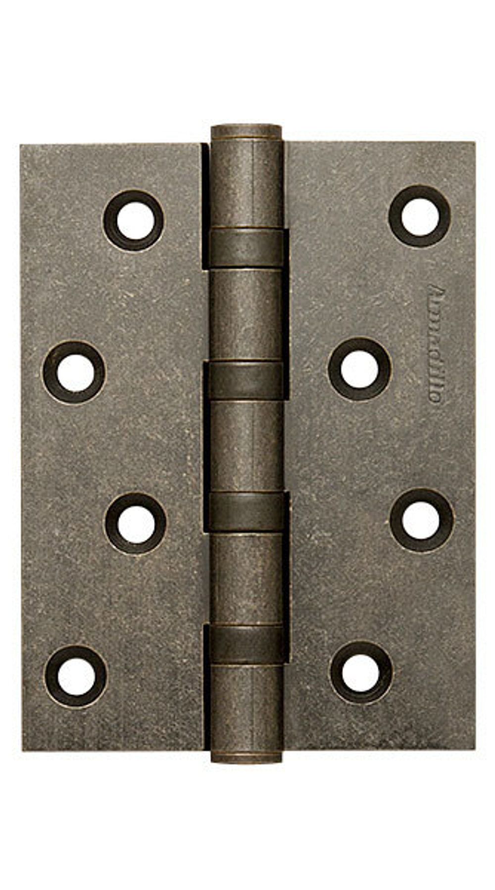 [ТОВАРА НЕТ В НАЛИЧИИ] Петля стальная врезная Армадилло 500-C4 100x75x3 AS BOX, цвет серебро античное (гарантия - 5 лет)