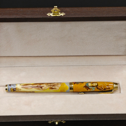 Коллекционная ручка Parker с ручной росписью Палех "по мотивам Дали"