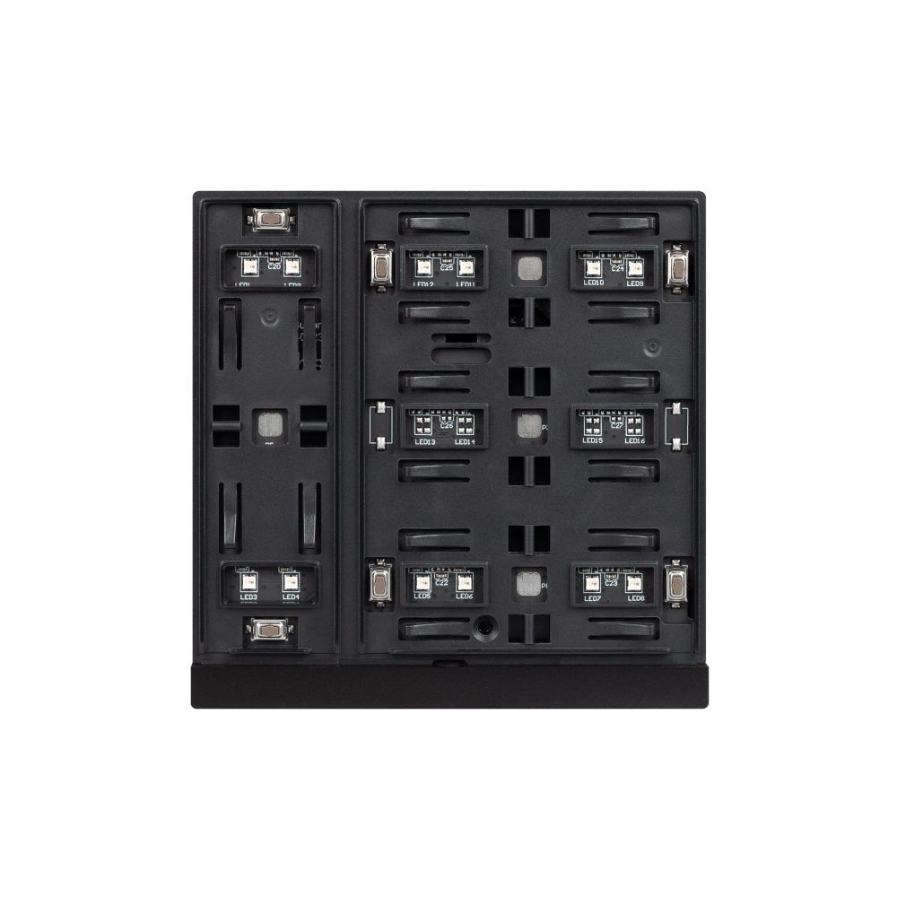 INTELLIGENT ARLIGHT Механизм панели KNX-303-22-IN Black (Bus) (IARL, IP20 Пластик, 2 года) 043109