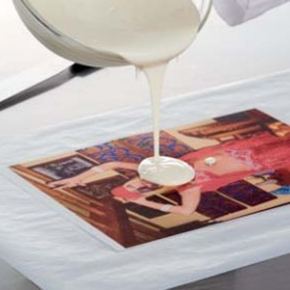 Шокотрансфер печать половины листа