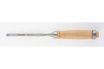 Долото-стамеска SPARTA 6 мм, деревянная рукоятка 242415
