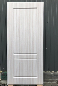 Входная металлическая дверь Рекс 28 Бетон темный / ФЛ-117 Сандал белый 16мм
