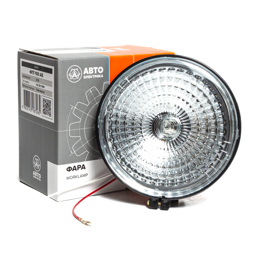 Фара рабочего освещения, круглая, пластиковый корпус, 12 В (H3-55) (ан. 8724.31.06)