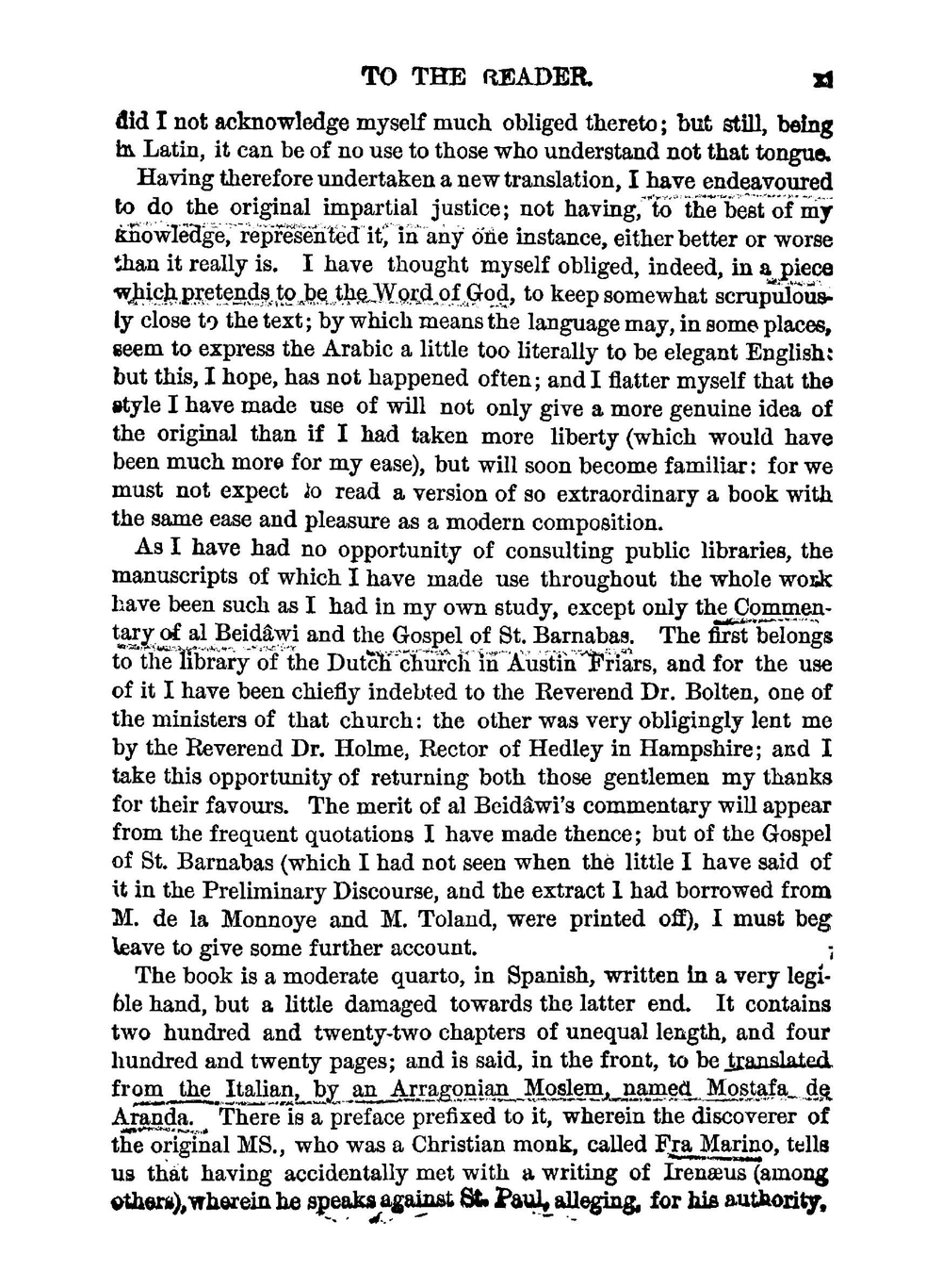 The Koran, commonly called the Alkoran of Mohammed | George Sale