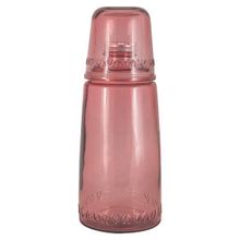 Бутылка для воды 1000 мл, со стаканом 220 мл, Natural Water, розовые