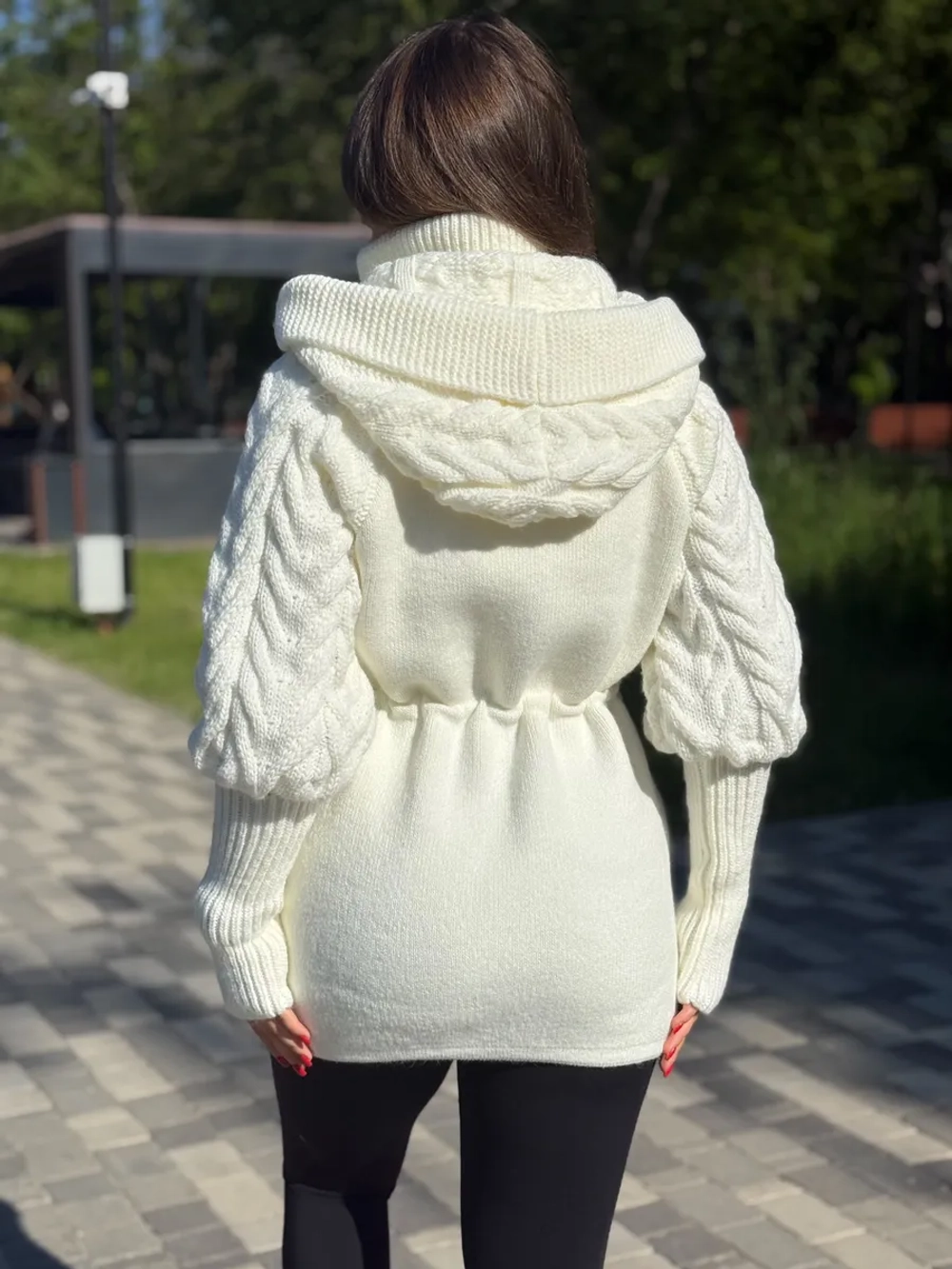 Кардиган куртка анорак вязаный