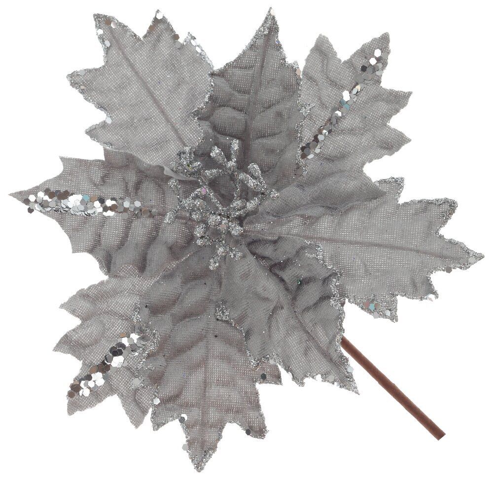 GAEM Цветок искусственный "Пуансеттия", L20 W20 H15 см, 2в.