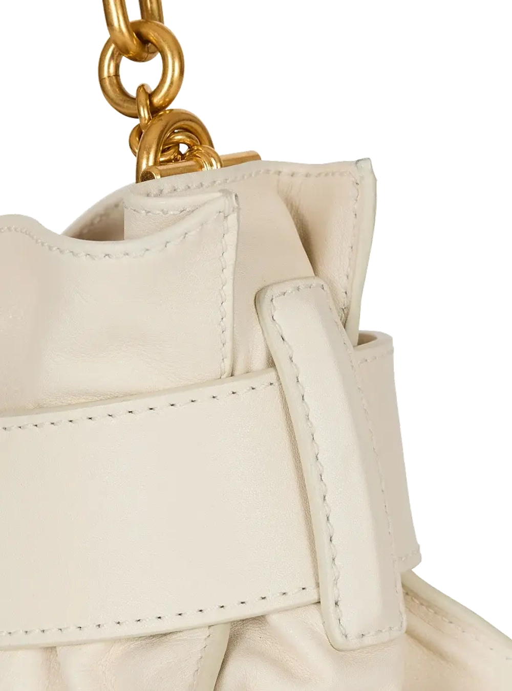 Мини-сумка Anthem из телячьей кожи от Balmain
