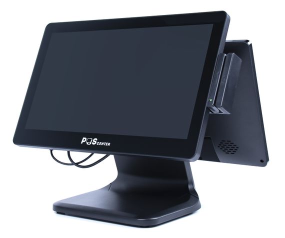 Сенсорный моноблок POScenter Atlas (15.6&quot;, PCAP, AG-J4125, RAM 8Gb, SSD M2 SATA 128Gb, MSR) стенд NS, Windows 10 IoT Embb