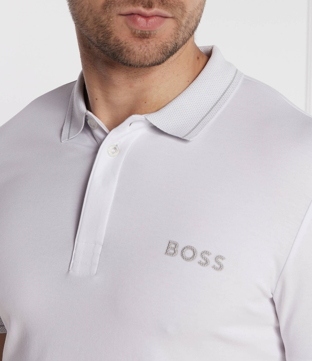 Поло Paule 1 BOSS GREEN - белый(50512892)