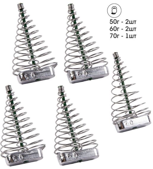 Кормушки огруженные плоские Salmo ДУБЛЬ набор №1