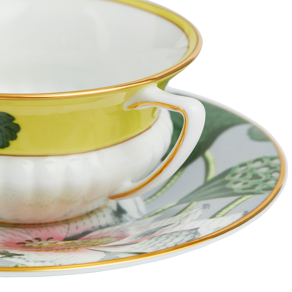 Wedgwood Чайная чашка Wonderlust 180 мл с блюдцем Waterlily