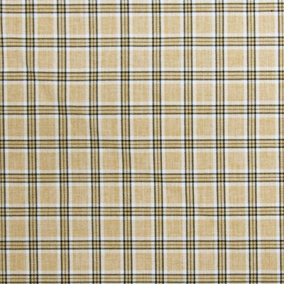 Ткань костюмная Габардин клетка 10х10, 169 гр/м2, 150 см, медовый