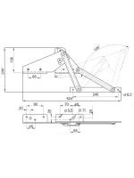 Механизм для дивана-книжки 358 (аналог 142)
