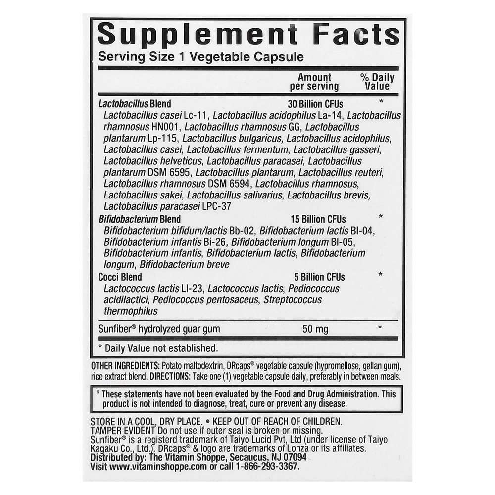 ProBioCare, Пробиотики для женщин с пребиотиками, 50 млрд, 30 растительных капсул