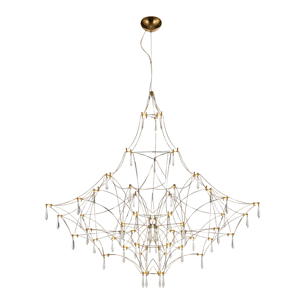 Светильник светодиодный, золотистый, прозрачный, GRAVETTA, LED, 0,5