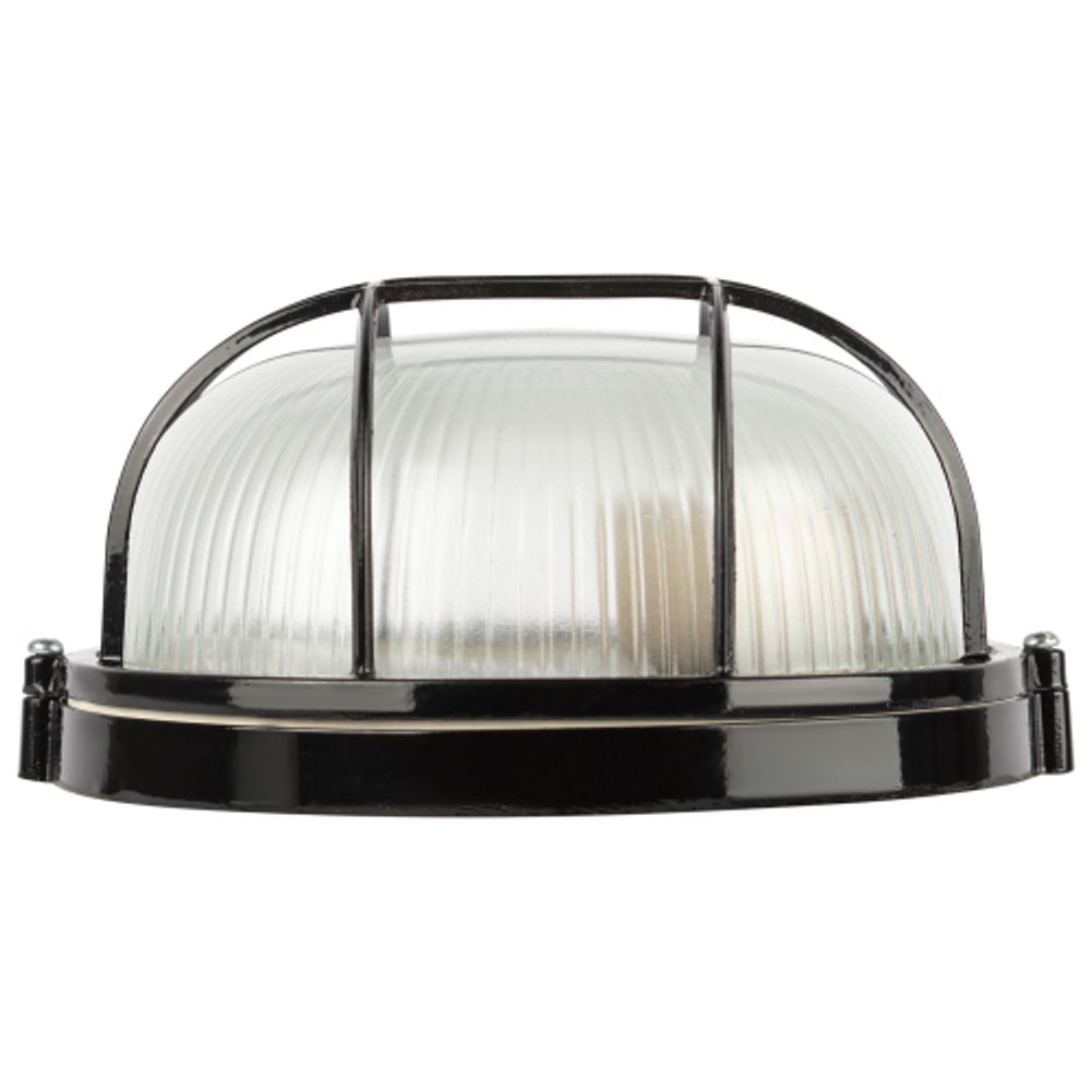 Светильник ЭРА НБП 03-60-002 Акватермо алюминий/стекло решетка IP54 E27 max 60Вт D176 круглый черный | Светильники ЖКХ РБ