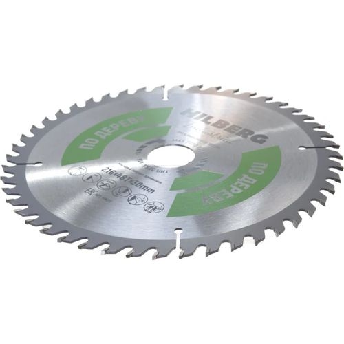 Диск пильный по дереву 216х30 мм 48 зубьев Hilberg