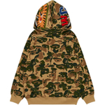 A Bathing Ape X Kidsuper Camo Shark Full Zip Худи