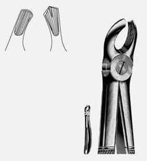 Щипцы для удаления моляров верхней челюсти левой стороны 18 ВР-Щ-175