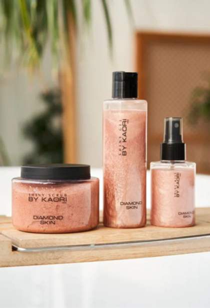 Набор подарочный Diamond Skin Гель для душа, мист, скраб для тела
