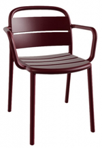 Кресло пластиковое Papatya Balat-K, гранатовый