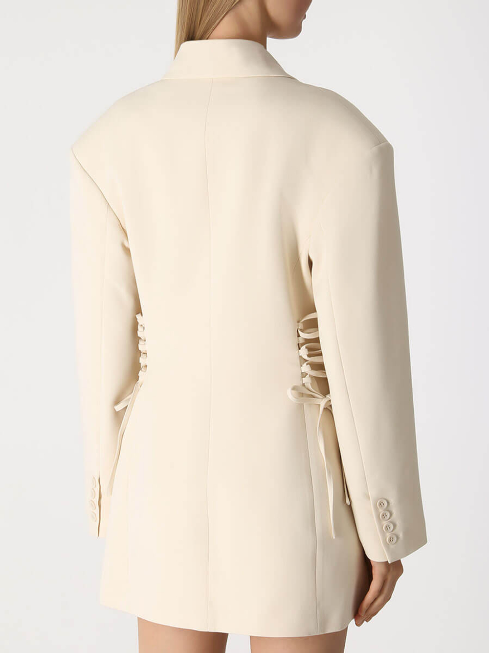 Платье-жакет AfterParty, экрю
