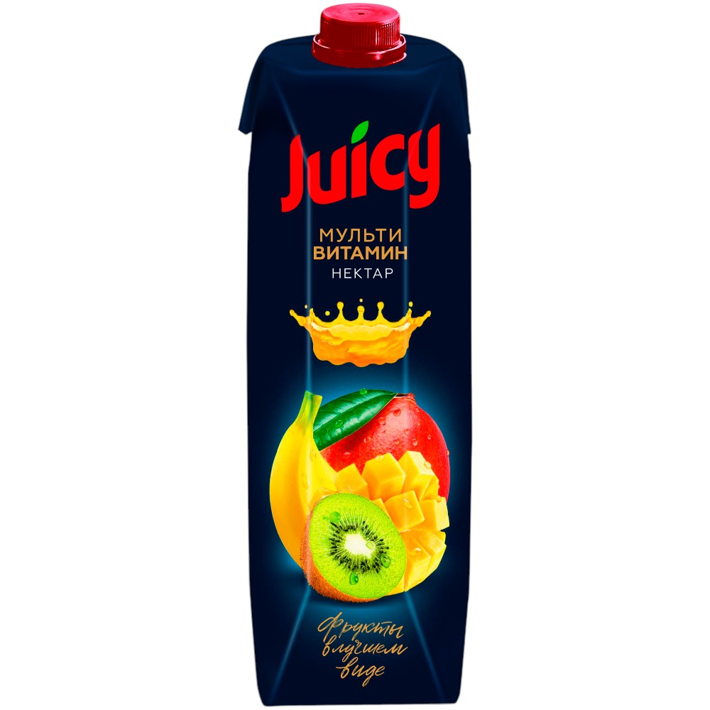 Сок Juicy Мультивитамин нектар 0,95 л.
