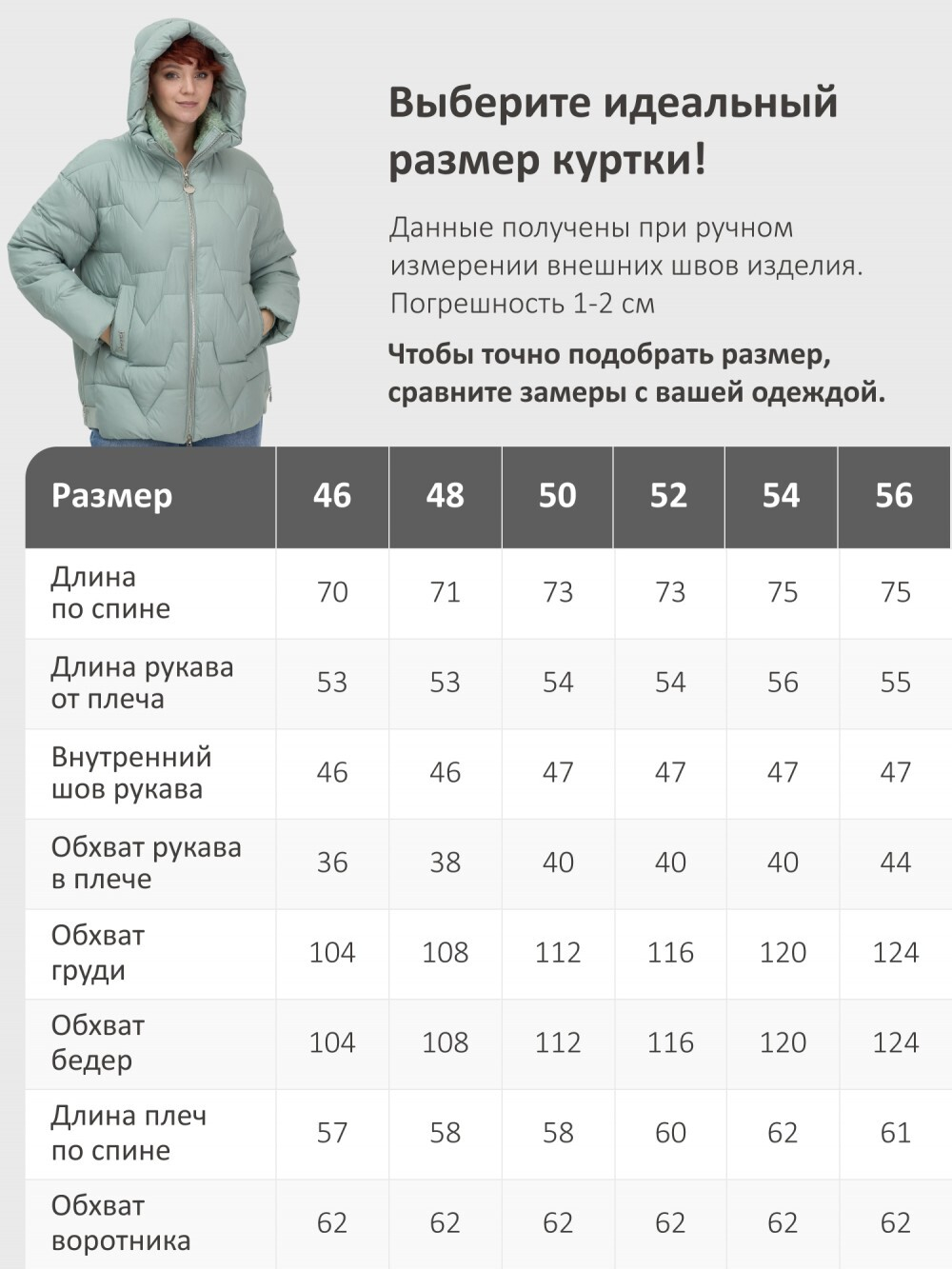 Куртка зимняя женская из овчина стильная и модная зеленого цвета 7309Z